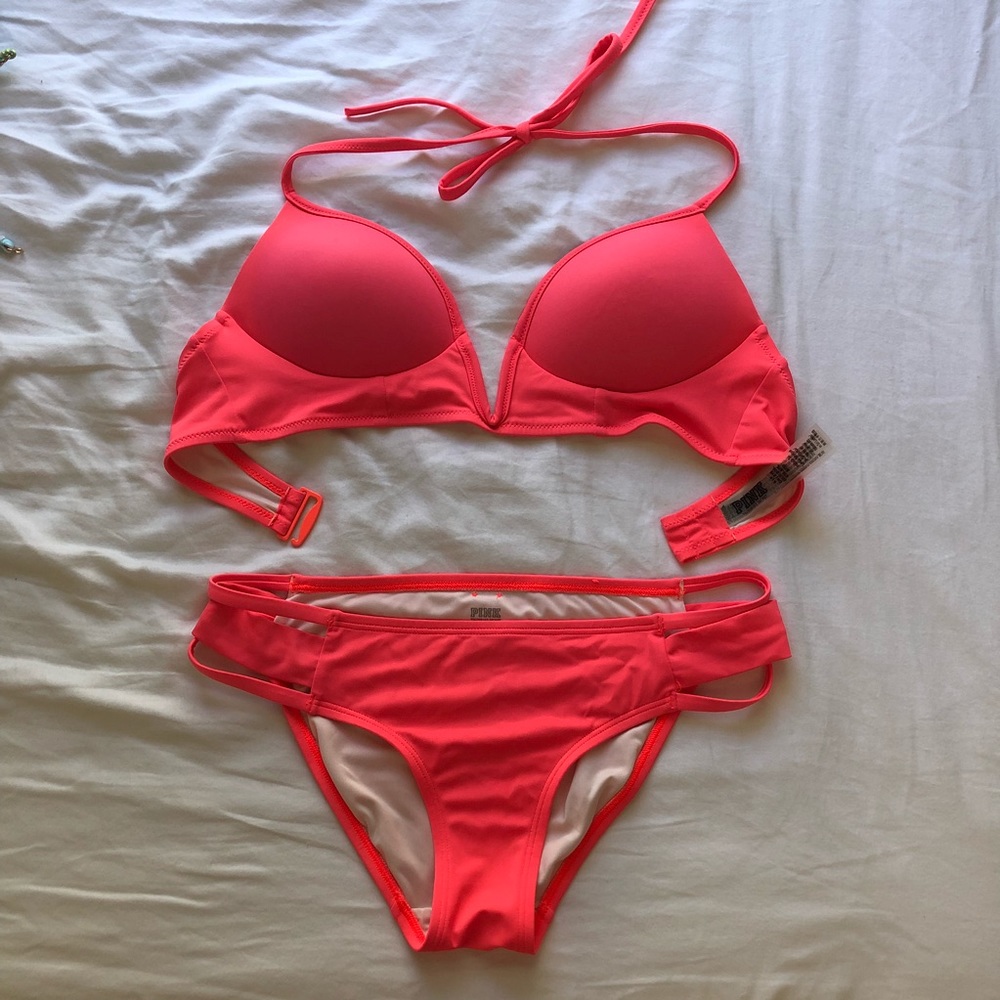 PINK Victoria’s Secret Push Up Bikini Set